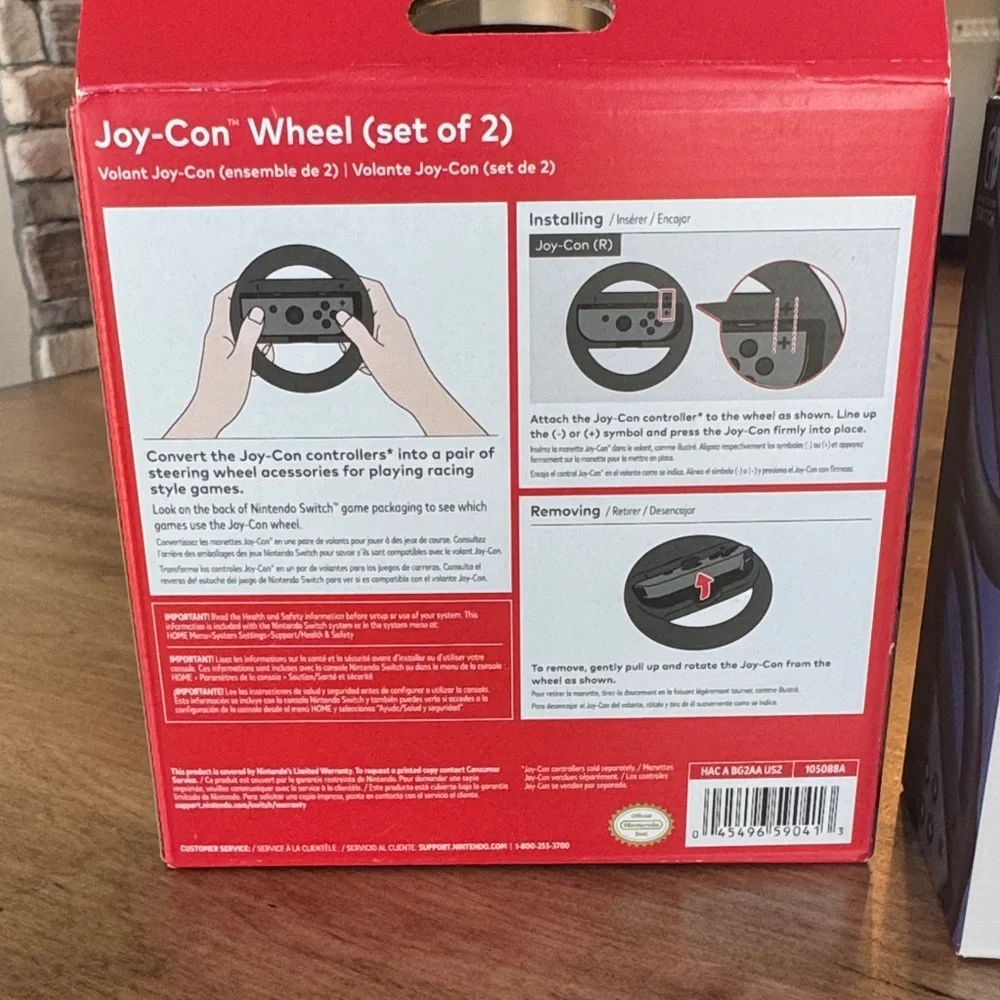 Nintendo Joy-Con Wheel Set - Red and Blue 2 available